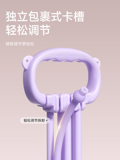 8-character puller female open back stretch elastic belt resistance belt strength training pull rope shoulder yoga artifact - image 3