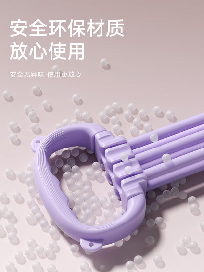 8-character puller female open back stretch elastic belt resistance belt strength training pull rope shoulder yoga artifact - image 5