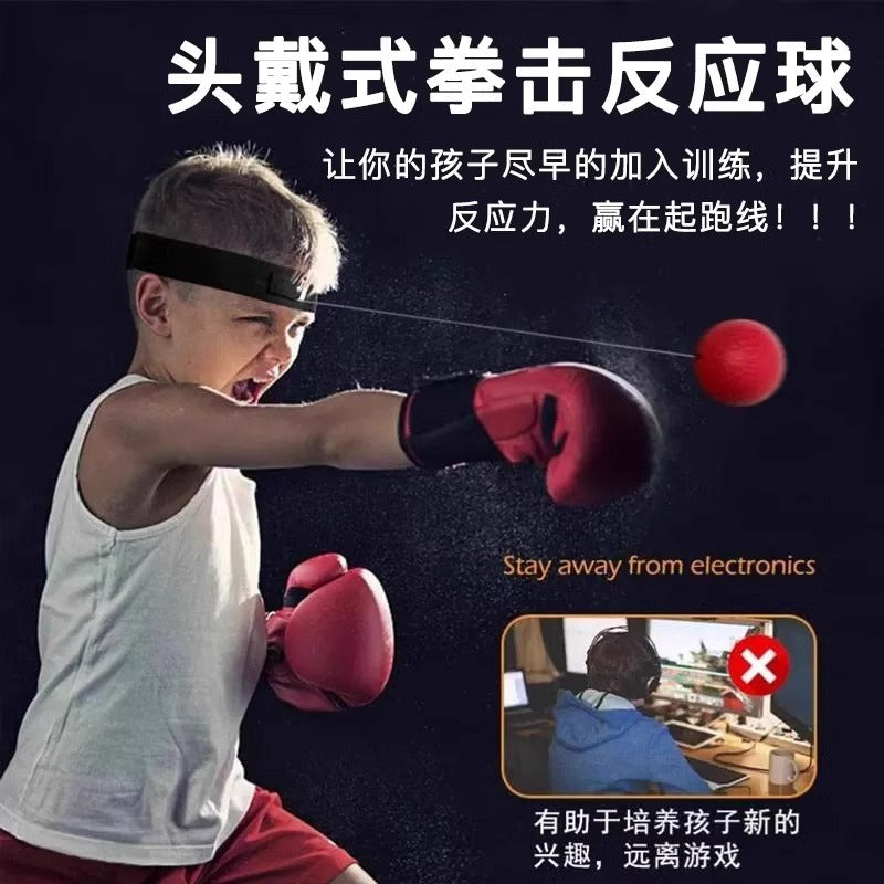 Head-Mounted Boxing Reaction Ball, Concentration and Attention Training Ball, Fitness Rebound Speed Ball, Concentration Training - image 2