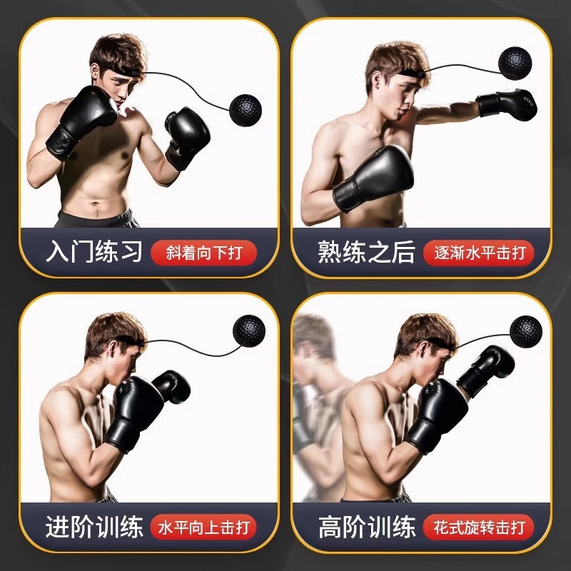 Head-Mounted Boxing Reaction Ball, Concentration and Attention Training Ball, Fitness Rebound Speed Ball, Concentration Training - image 5