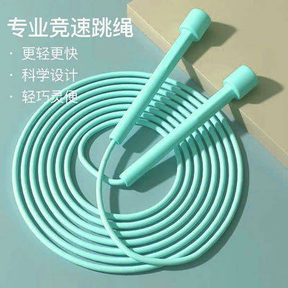 [New] rope skipping girls indoor fitness rope skipping adult fat-burning rope skipping student high school entrance examination special rope durable - image 2