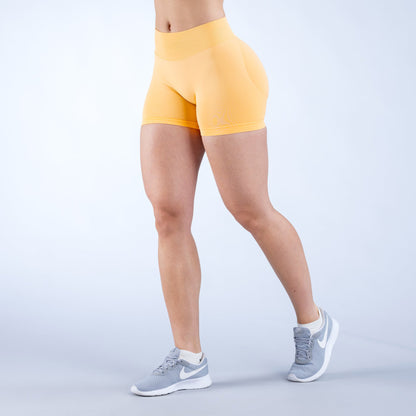 Df Cross-Border Pure Color Seamless Butt-Lifting Yoga Shorts Tight-Fitting Sports High-Elastic Breathable Quick-Drying Shorts - image 3