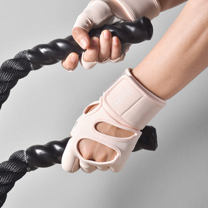 Spot Weightlifting Fitness Gloves Breathable Non-Slip Wrist Support Sports Dumbbell Half-Finger Sports Gloves Summer Thin Style - image 3