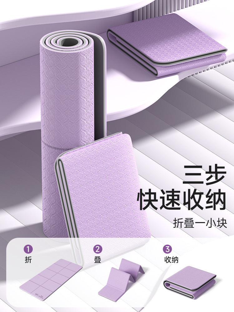Student Nap Mat Children's Soundproof Quiet Thickened Shock Absorbing Dancing Fitness Gym Portable Central European Antibacterial Folding Mat - image 4