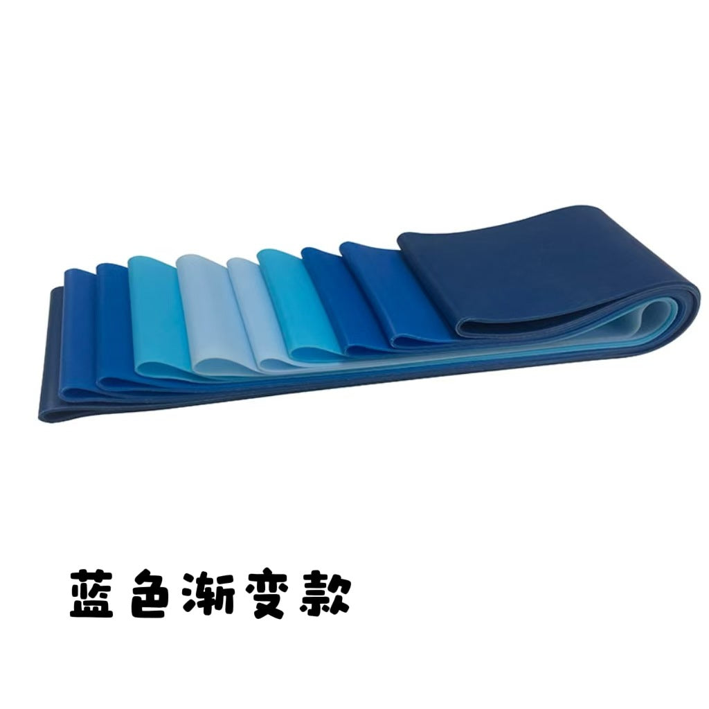 Yoga tpe squat stretch training leg hip lift tensile ring elastic ring thin leg resistance ring movement resistance band - image 3