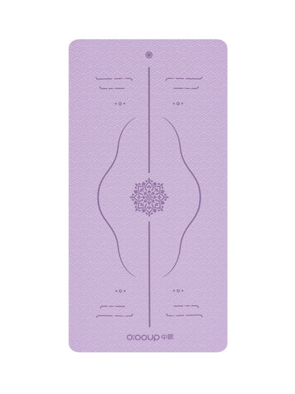 TPE sound insulation and shock absorption home yoga yoga mat carpet dirt-resistant sports professional non-slip indoor fitness rope skipping ground - image 5