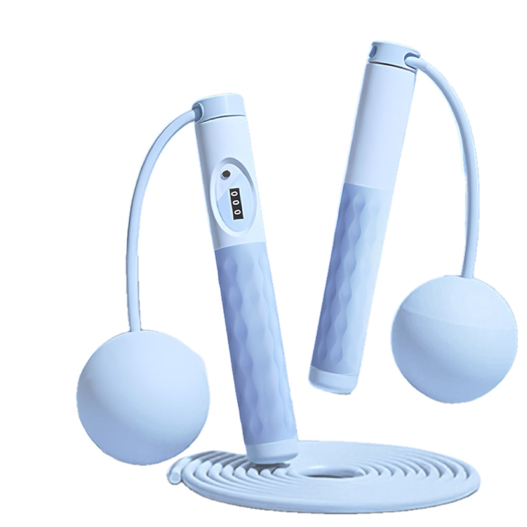 Rope skipping wire rope load ball dual-purpose counting rope skipping entrance examination fitness sports supplies wholesale load cordless rope skipping - image 5