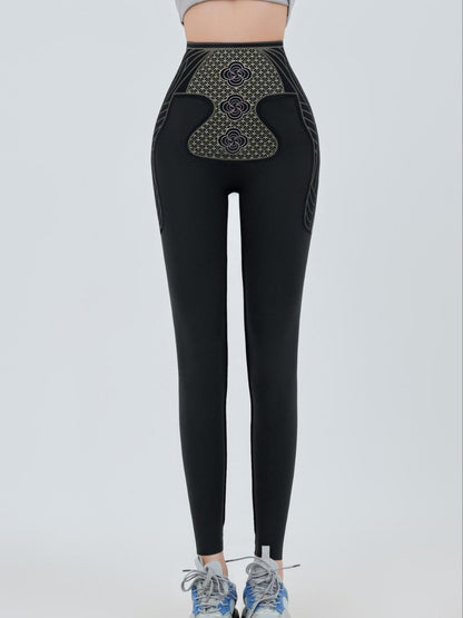 High-Waisted American-Style Slimming and Hip-Lifting Shark Pants for Women, Suitable for Fitness, Cycling, Casual Wear, and Yoga, Can Be Worn Outside - image 3
