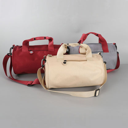 Yoga Dance Sports Bag, Large-Capacity Cylindrical Cross-Body Fitness Bag, Shopping and Commuting Short-Distance Travel Bag, Can Be Printed with Logo - image 2