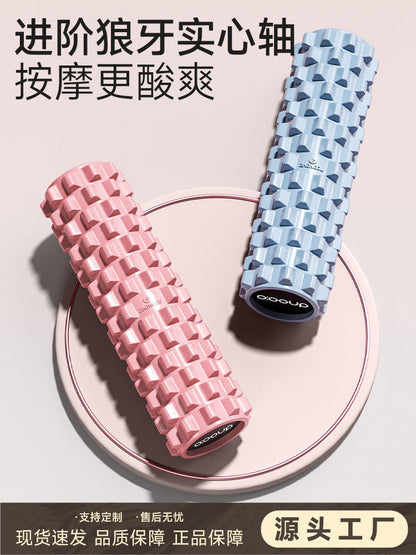 Wolf Tooth Massage Roller Solid Foam Roller Muscle Relaxer Professional Sports Leg and Back Roller Yoga Column - image 1