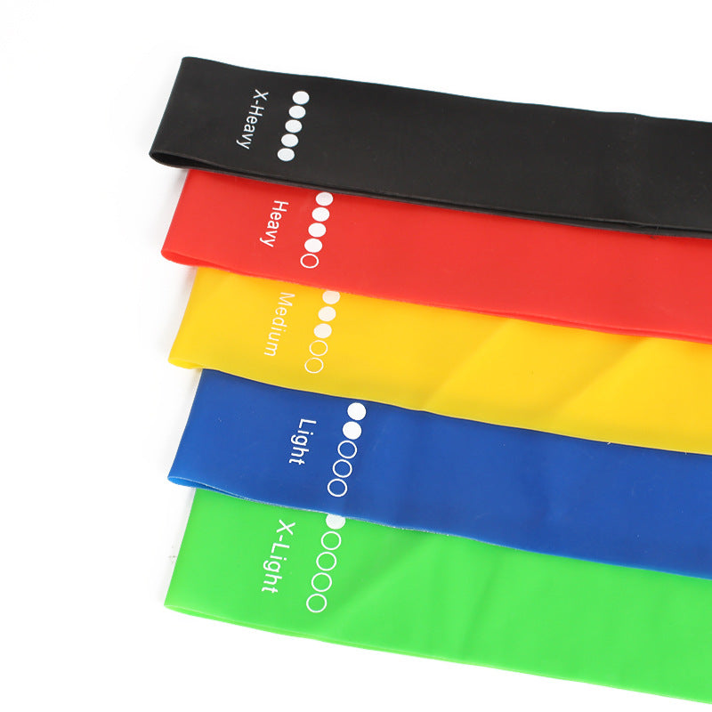 Elastic Loop Yoga Resistance Band Fitness Exercise Training Resistance Band Hip Lift Stretching Squat Resistance Loop - image 2