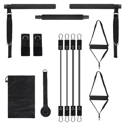 100LBS OR 180LBS Band Options - 1Pc Pilates Bar Kit Multifunctional Pilates…