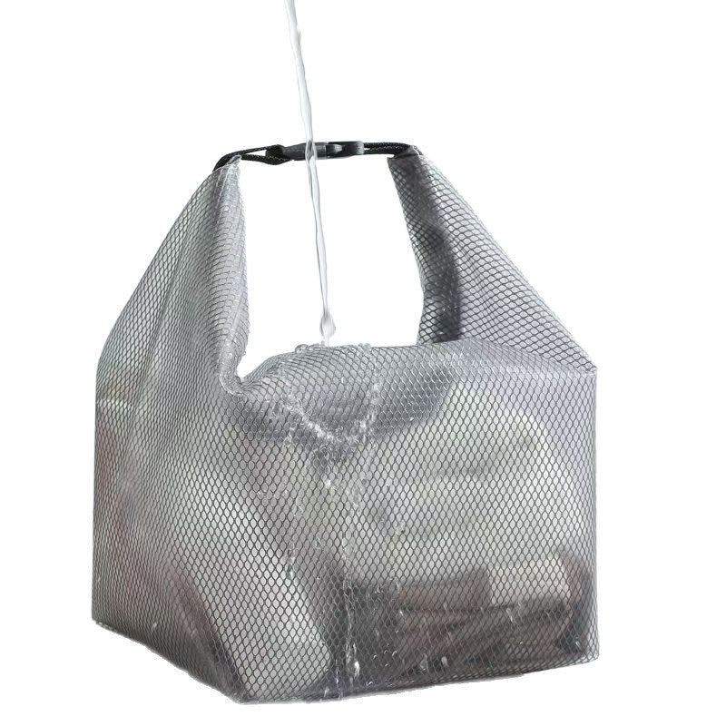 Waterproof Storage Bag Fitness Clothing Swimming Bathroom Large Capacity Drawstring Bag Men and Women Outdoor Travel Toiletry Bag Small - image 5