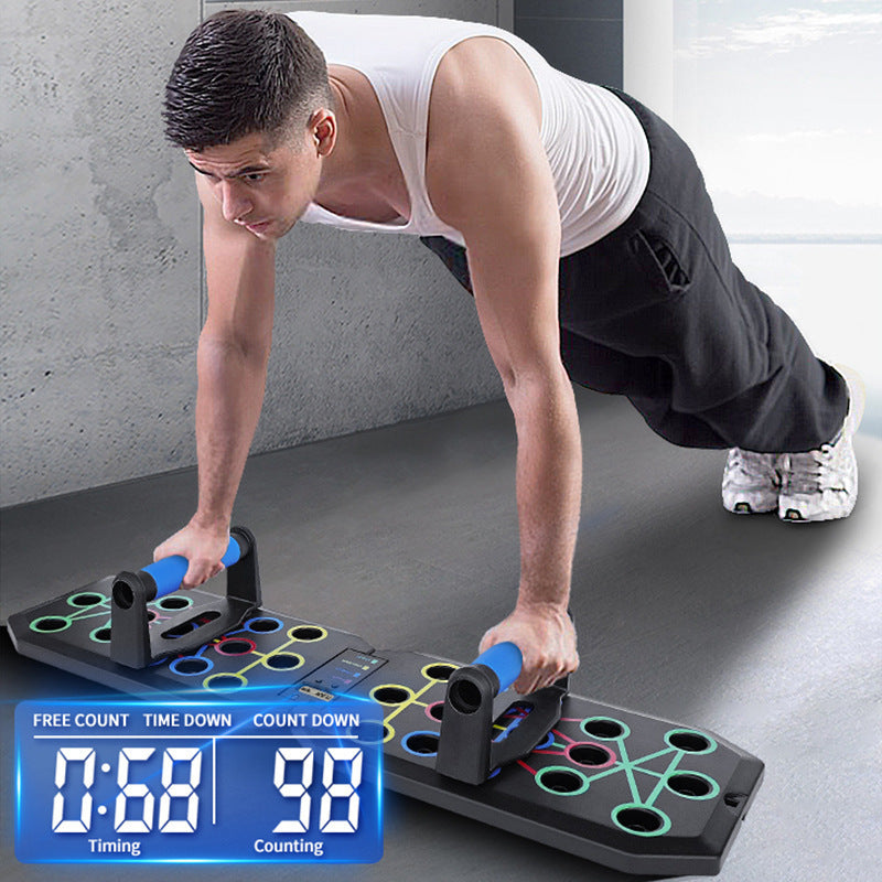 Timing and Counting Multi-Functional Push-Up Board Cross-Border Men's and Women's Chest and Abdominal Muscle Trainer Board Foldable Fitness Equipment - image 3