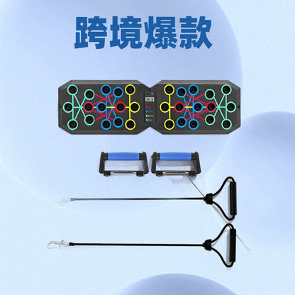 Timing and Counting Multi-Functional Push-Up Board Cross-Border Men's and Women's Chest and Abdominal Muscle Trainer Board Foldable Fitness Equipment - image 4