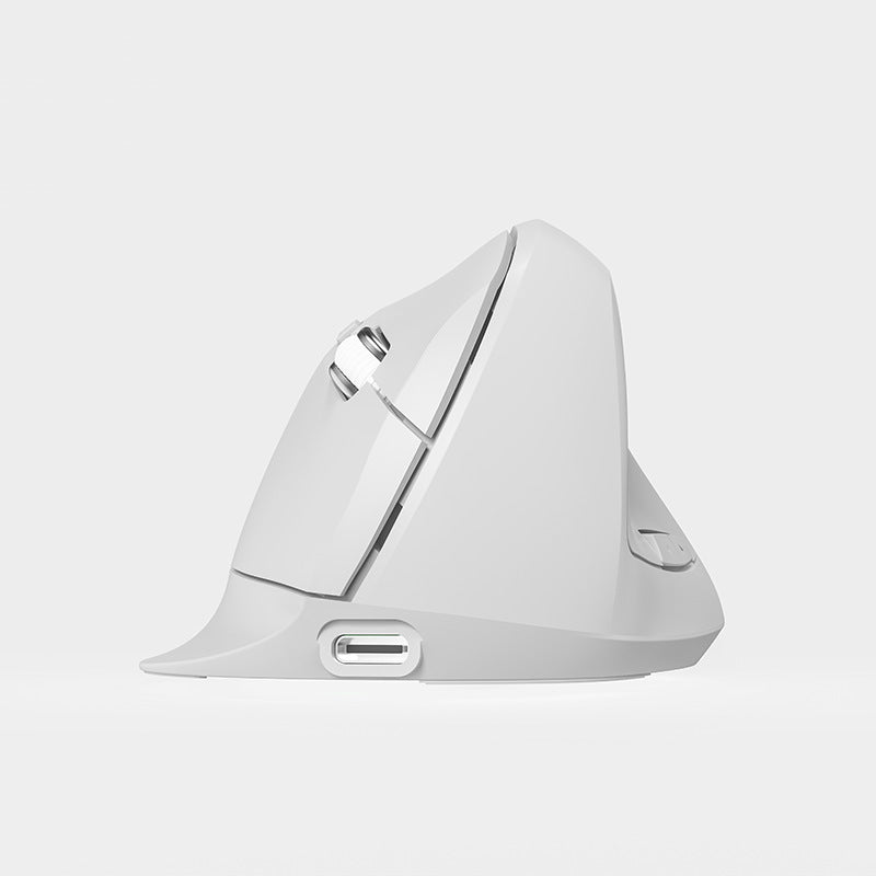 Ergonomic Rechargeable Vertical Mouse Silent Convenient Office Plaid Grip Wireless Bluetooth Vertical Mouse Ready in Stock - image 3