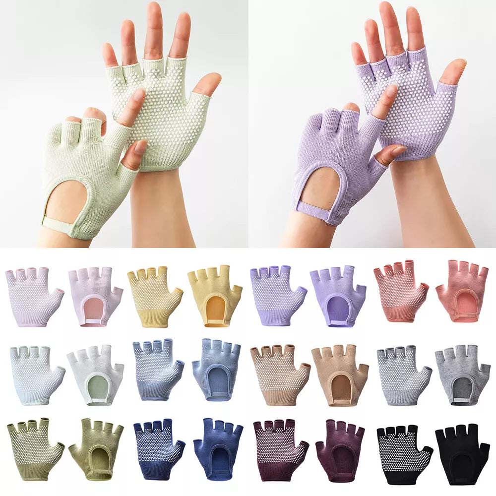 Yoga Gloves Professional Non-Slip Women's Aerial Yoga Pilates Sports Fitness Gloves Equipment Training Auxiliary Gloves - image 1