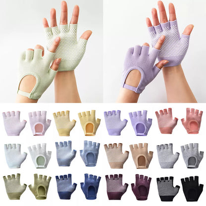 Yoga Gloves Professional Non-Slip Women's Aerial Yoga Pilates Sports Fitness Gloves Equipment Training Auxiliary Gloves - image 1