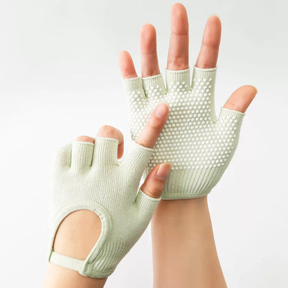 Yoga Gloves Professional Non-Slip Women's Aerial Yoga Pilates Sports Fitness Gloves Equipment Training Auxiliary Gloves - image 2