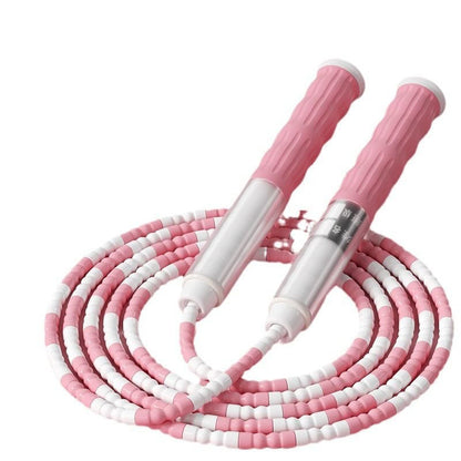 Children's Beginner Jump Rope for Elementary School Students, Standard for Middle School Entrance Exam, Soft Bamboo Joint Jump Rope, Customizable with Name and Class, Adjustable - image 5