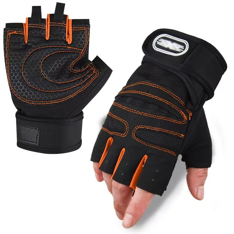 Half-Finger Gloves for Men and Women Protective Training Iron Yoga Fitness Cycling Mountaineering Driving Sports Outdoor Gloves Wholesale - image 2