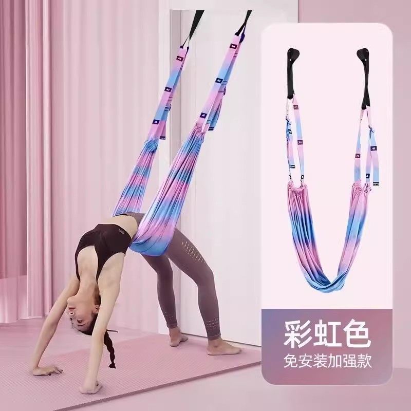Aerial Yoga Sling Home Backbend Trainer Yoga Rope Hanging Door Inversion Device Stretching Belt Tension Belt - image 2