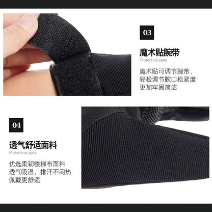 Half-Finger Tactical Gloves Men's Outdoor Cycling Sports Non-Slip Wear-Resistant Mountaineering Fitness Training Full-Finger Gloves - image 4