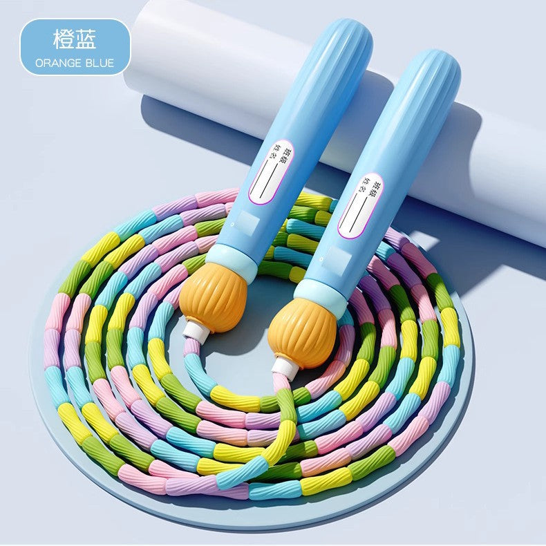 Pumpkin Head Bamboo Skipping Rope Lantern Bamboo Skipping Rope First Grade Fitness Rope Skipping Rope Kidsren's Exam Primary School Students - image 2