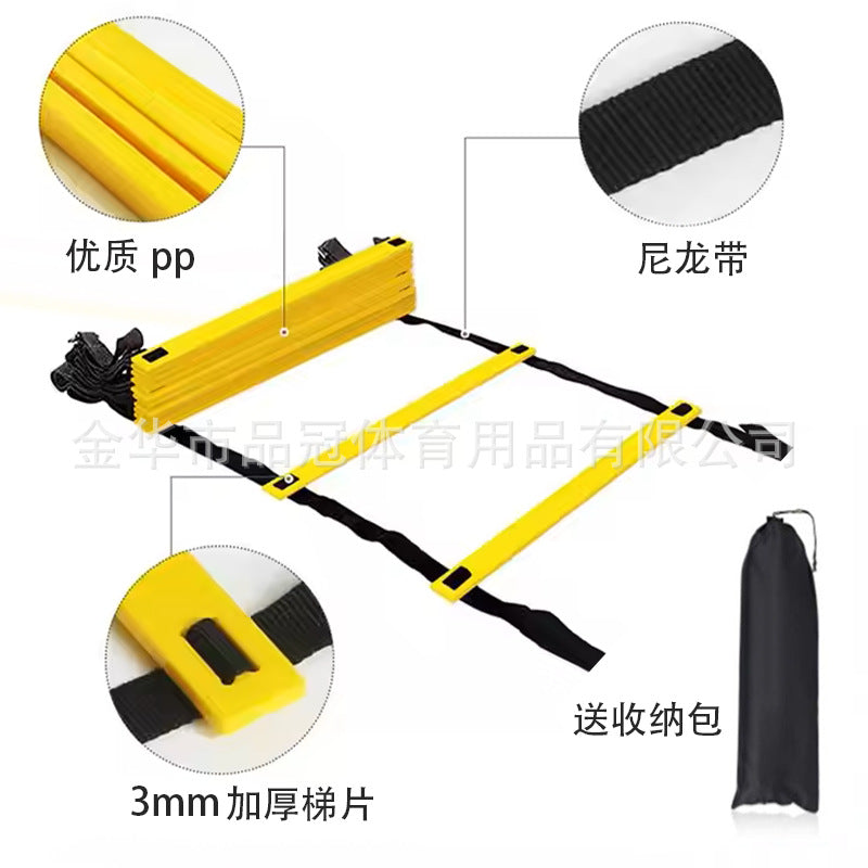 Agility Ladder Football Training Rope Ladder Obstacle Agility Ladder Fitness Training Ladder Soft Ladder Speed Ladder Football Training Ladder - image 2