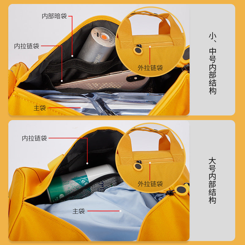 Cross-Border Kidsren's Travel Bag Casual Satchel Luggage Bag Lightweight Dance Fitness Swimming Shoulder Travel Bag Logo - image 3