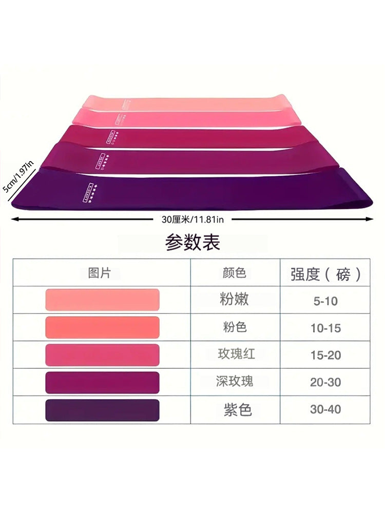 Elastic Band Yoga Fitness Resistance Band Resistance Circle Training Resistance Band Hip Lift Training Band Resistance Circle - image 5