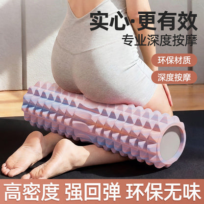Solid Foam Roller Wolf Tooth Massage Roller Muscle Relaxer Roller Eva Crescent Solid Yoga Column - image 1