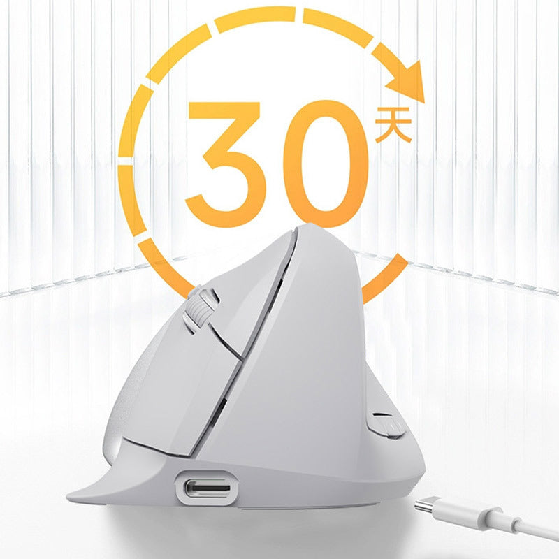 Wireless Bluetooth Vertical Mouse, Ergonomic Vertical Mouse with Silent Buttons, Convenient for Office Use, Comfortable Grip - image 3