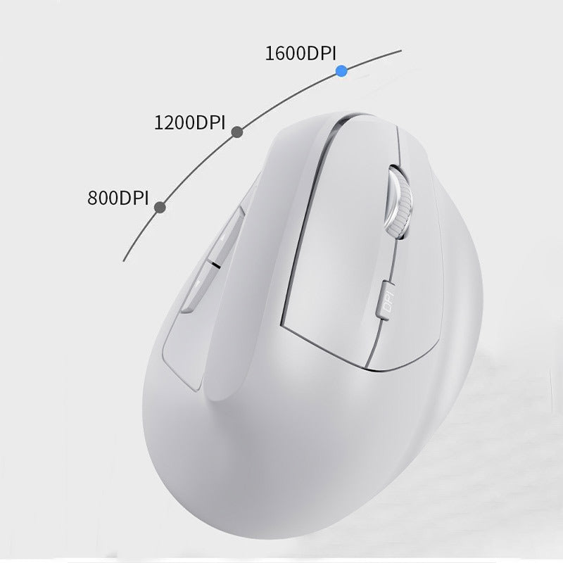 Wireless Bluetooth Vertical Mouse, Ergonomic Vertical Mouse with Silent Buttons, Convenient for Office Use, Comfortable Grip - image 4