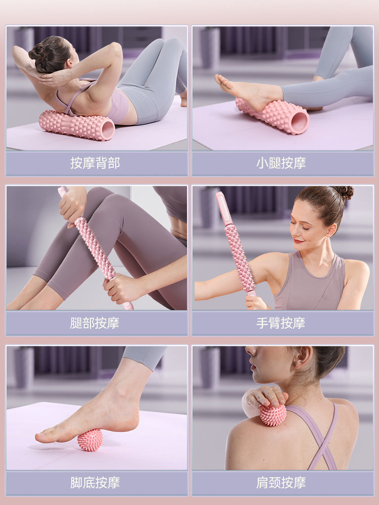 Foam Roller for Muscle Relaxation, Professional Massage Roller, Fitness Equipment, Not a Slimming Tool, Wolf Tooth Roller, Yoga Column - image 2