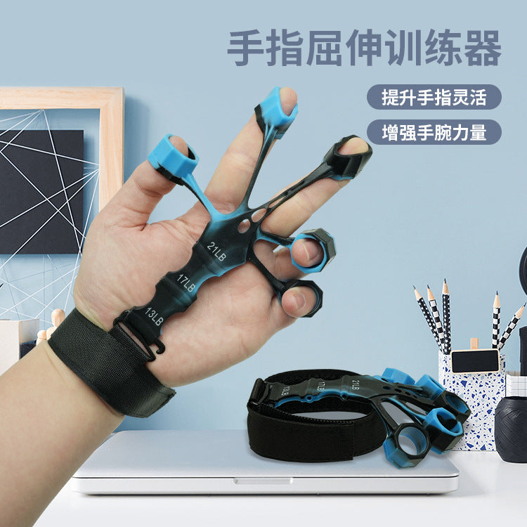 Vein Trainer to Train Finger Flexibility, Rehabilitation Grip Strength Equipment, Five-Finger Finger Strength, Wrist Exercise Strength, Green Vein Arm Training - image 2