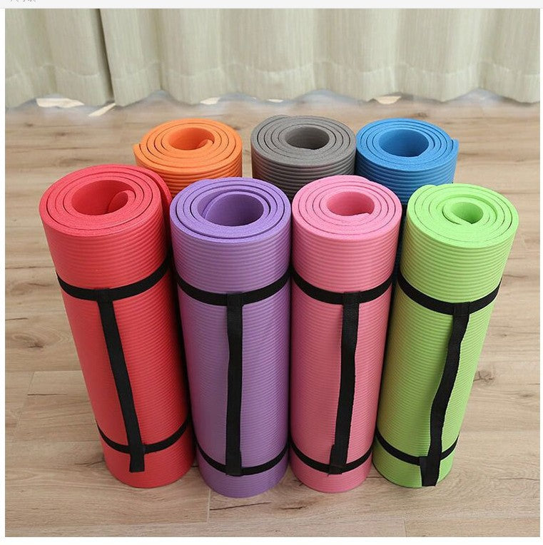 Second-Class Yoga Mat for Beginners, Men and Women, Thickened, Widened and Lengthened, Fitness Dance, Non-Slip Single Floor Mat for Home Use - image 1