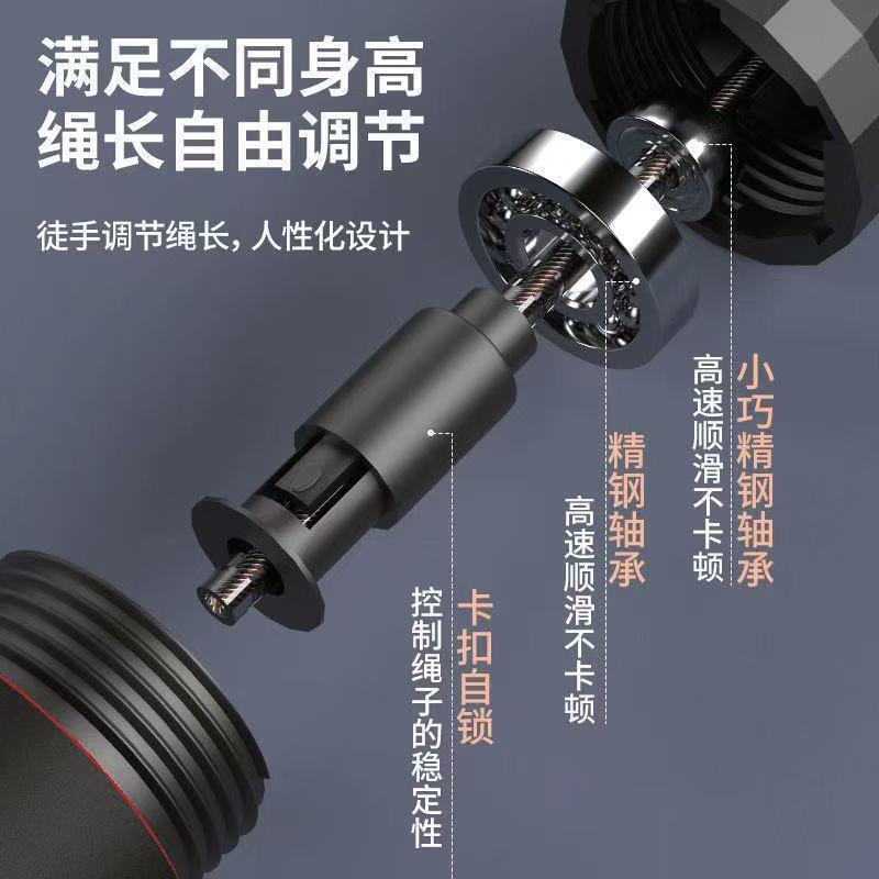 Adjustable Steel Wire Jump Rope with Weights, Specifically for Elementary School Students, Home Fitness Equipment, Sports Supplies, and Specialized for the High - image 2