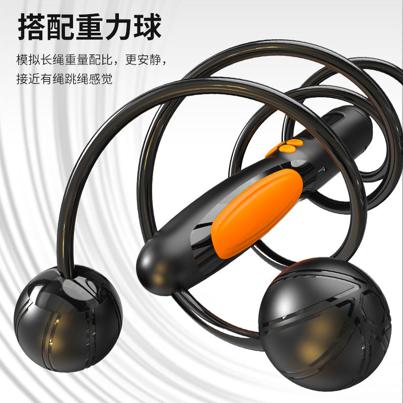 Rechargeable Smart Cordless Counting Jump Rope with Weight-Bearing Fitness Equipment, Specialized Sports Goods, Sports Steel Wire Jump Rope - image 2