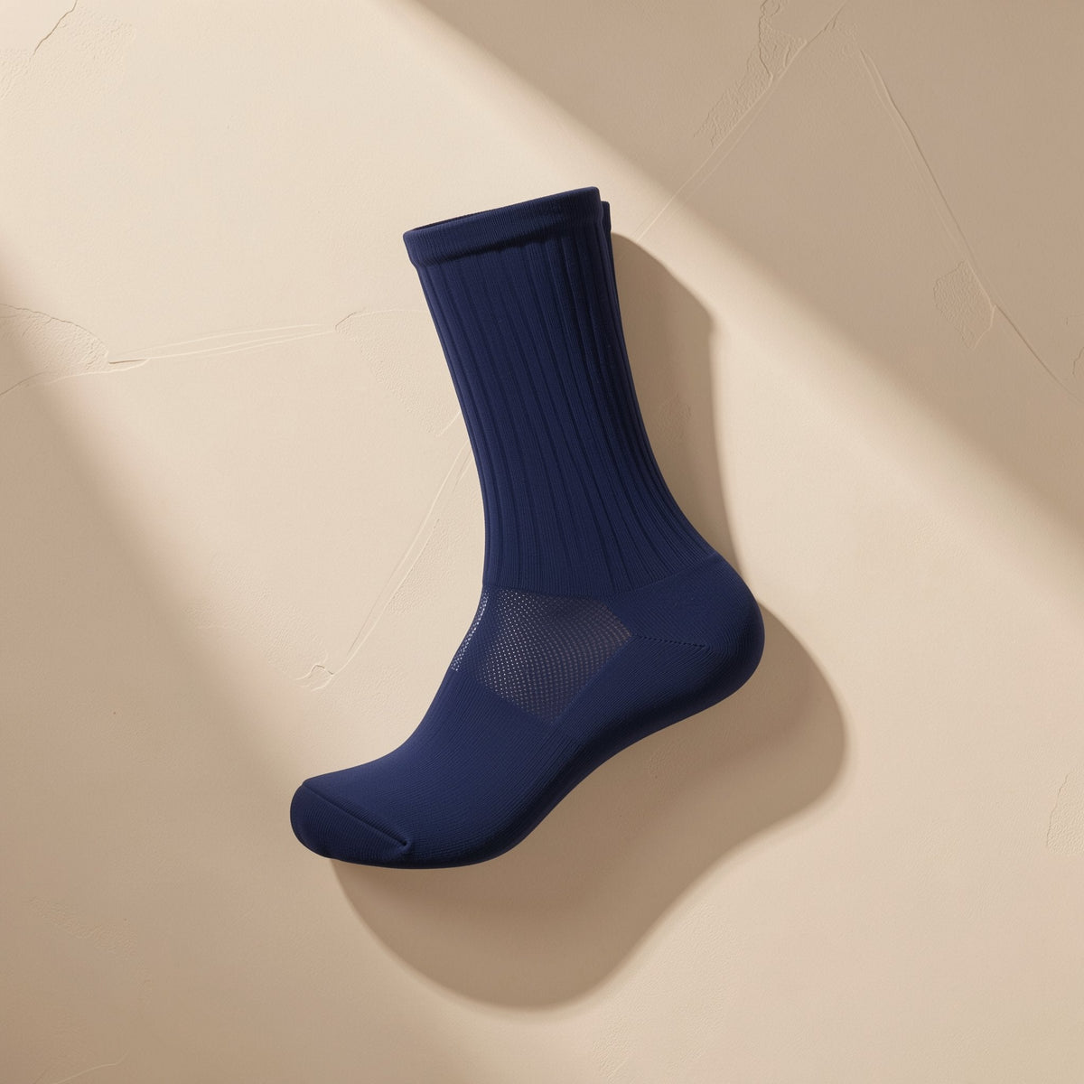 Middle-tube solid-color football socks with an anti-slip function