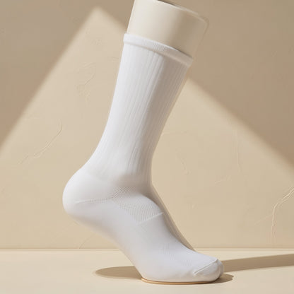 Middle-tube solid-color football socks with an anti-slip function - view 2