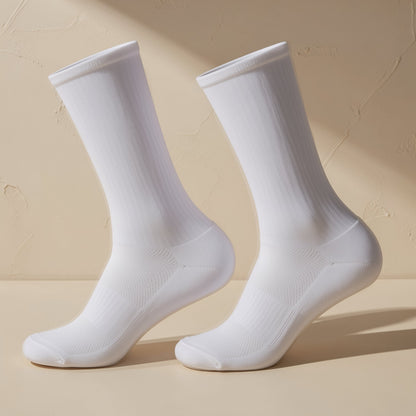 Middle-tube solid-color football socks with an anti-slip function - view 5