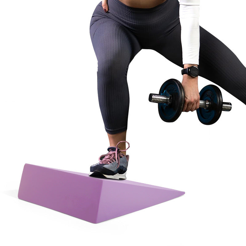 Yoga Auxiliary Eva Squat Weightlifting Stretching Inclined Board Slope Pedal Inclined Triangle Yoga Inclined Brick - image 4