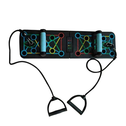 Foldable Push-Up Board Multifunctional Fitness Board Home Bracket Chest Muscle Exercise Training Fitness Equipment Pull Rope - image 5