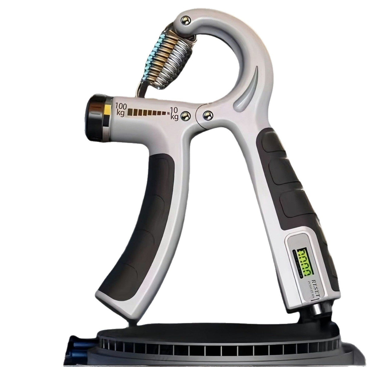 Intelligent Counting 10-100kg Adjustable Grip Strength Device, Unisex Sports Fitness Hand Muscle Strength Device - image 5