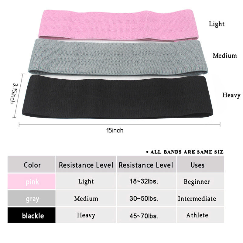 Fitness Equipment, Beautiful Buttocks, Buttocks Pull Band, Leg and Hip Resistance Band, Resistance Circle, Yoga Belt, Elastic Band Circle - image 2