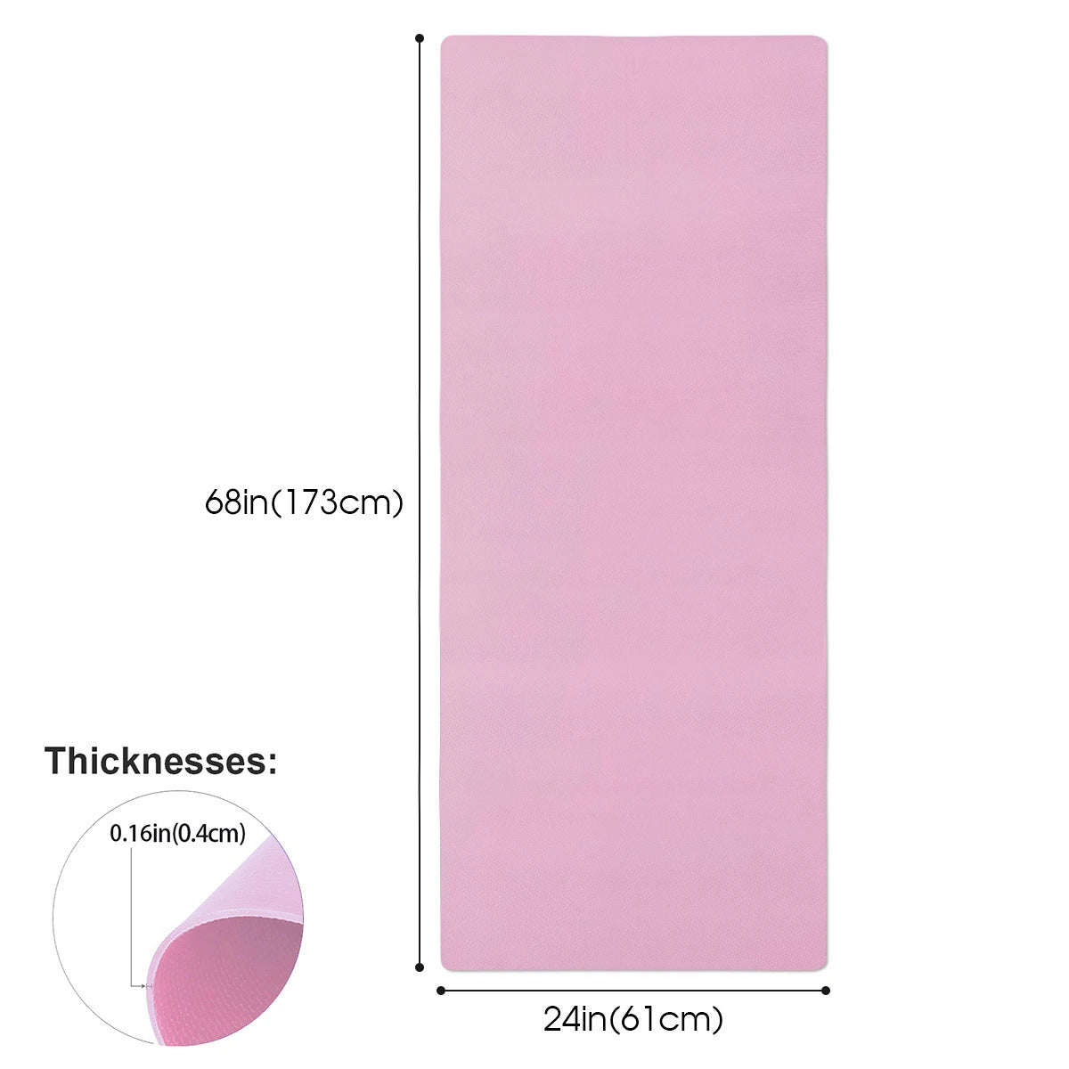 Portable Men And Women's Home Yoga Mat For Nap And Dance