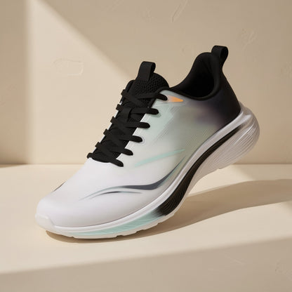 Men's low-top summer running shoes with fabric upper and EVA sole - view 2