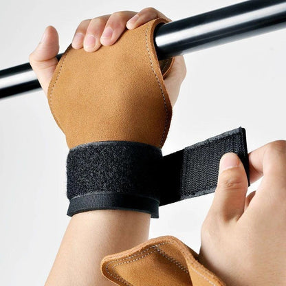 Deadlift Booster Belt, Microfiber Leather Fitness Gloves, Pull-Ups, Back Grip, Palm and Wrist Support Belt, Horizontal Bar - image 4