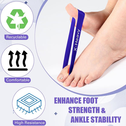 Toe and Finger Resistance Bands Thumb Fitness Training Stretching Device Mouse Hand Grip Circle Finger Ring Set - image 4